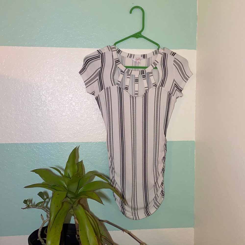 Candies Top - Ladder Sweetheart Necklin